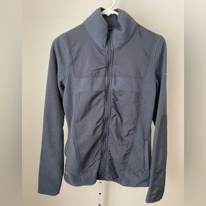 Navy Blue Fleece Therma-Fit Nike Zip-Up